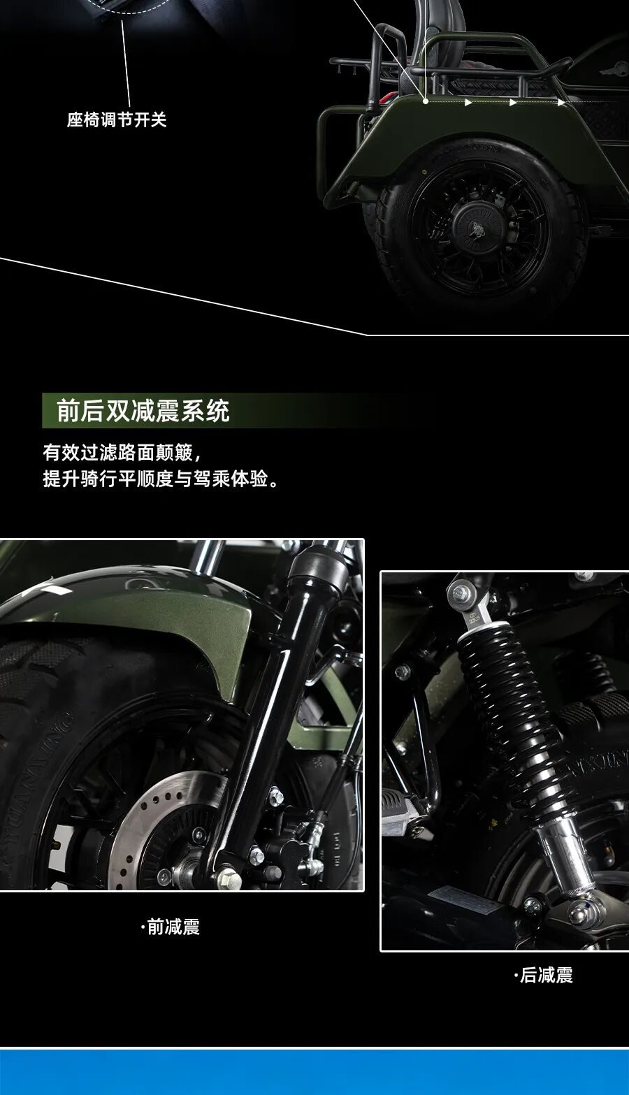 复古边三轮再升级！银钢巡逻者 200 边三轮2026 款舒适登场！